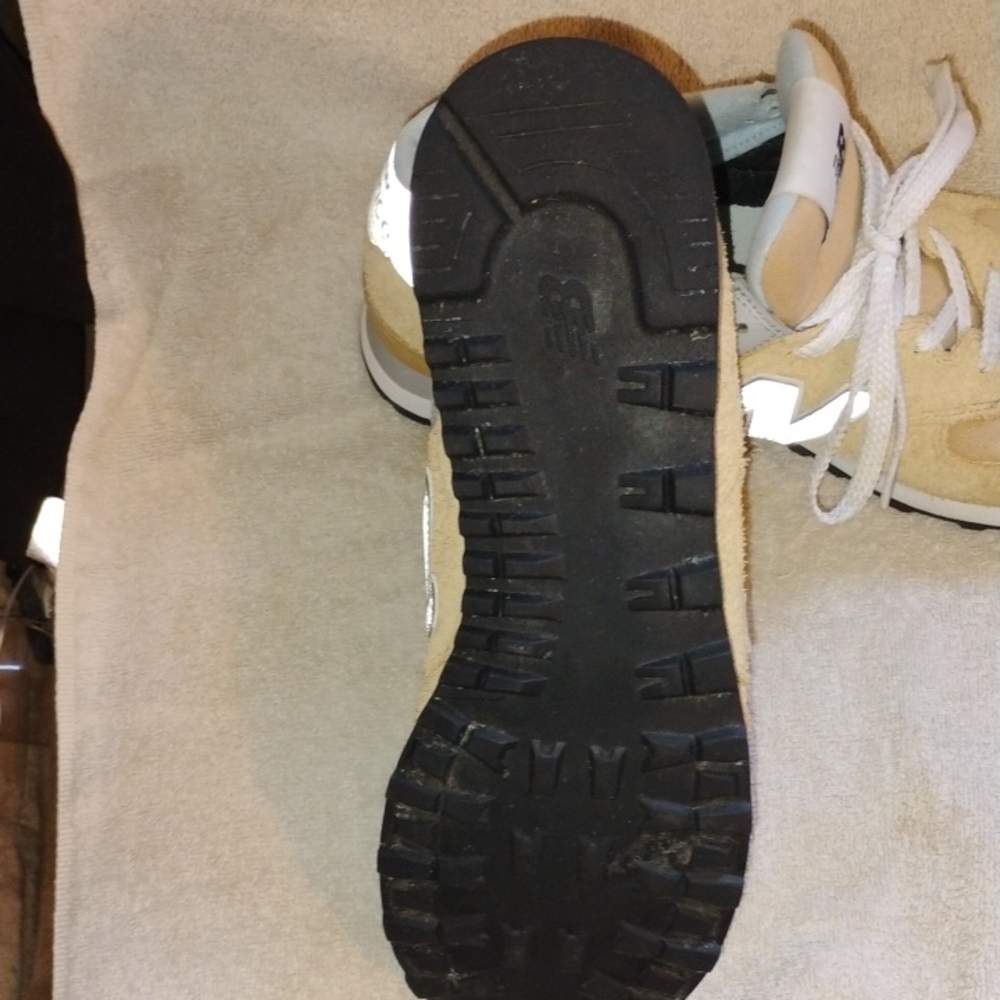 New Balance Tan and Gray Sneakers - Picture 6 of 6